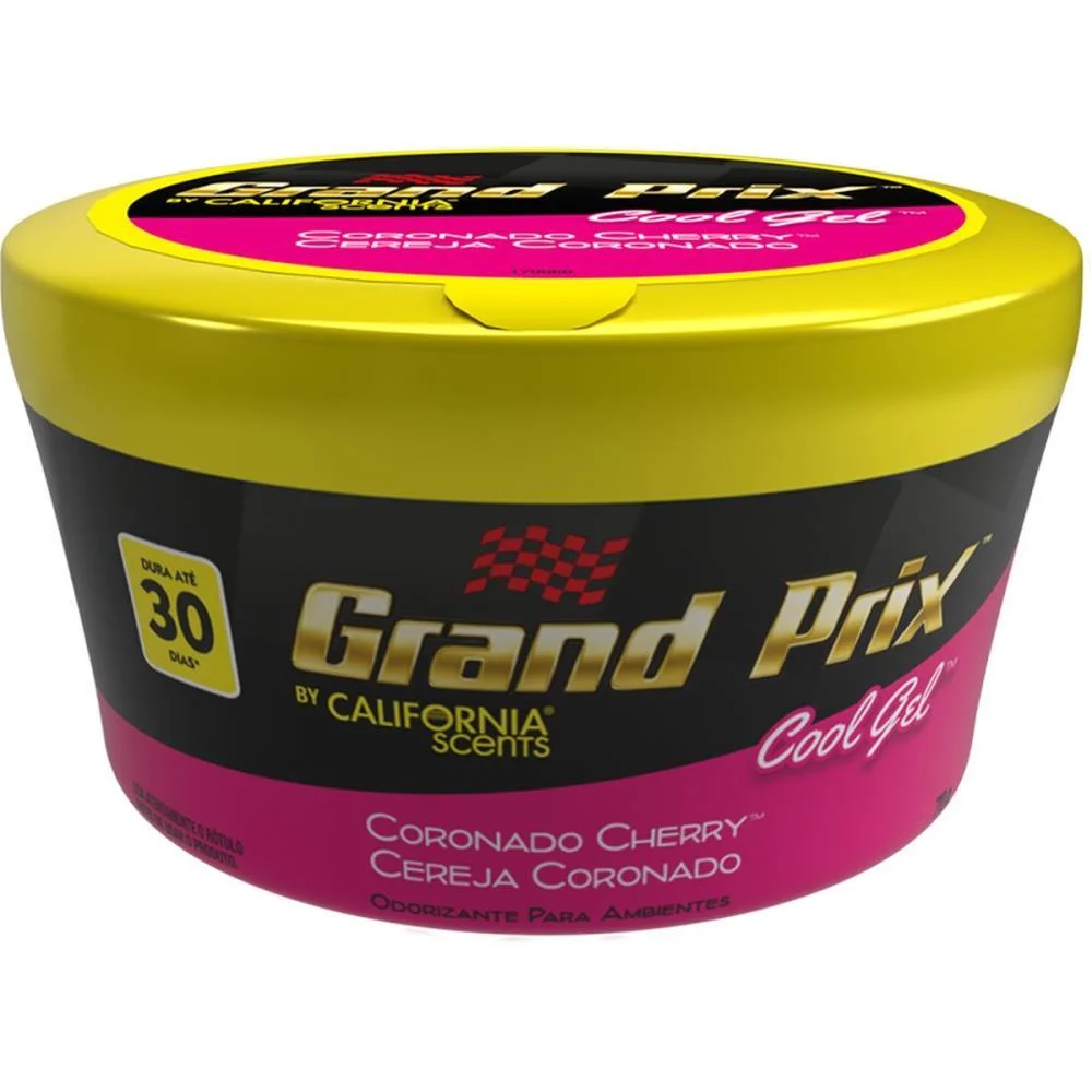 Odorizador Para Carro Grand Prix Cool Gel Cereja Rayovac - imagem 5