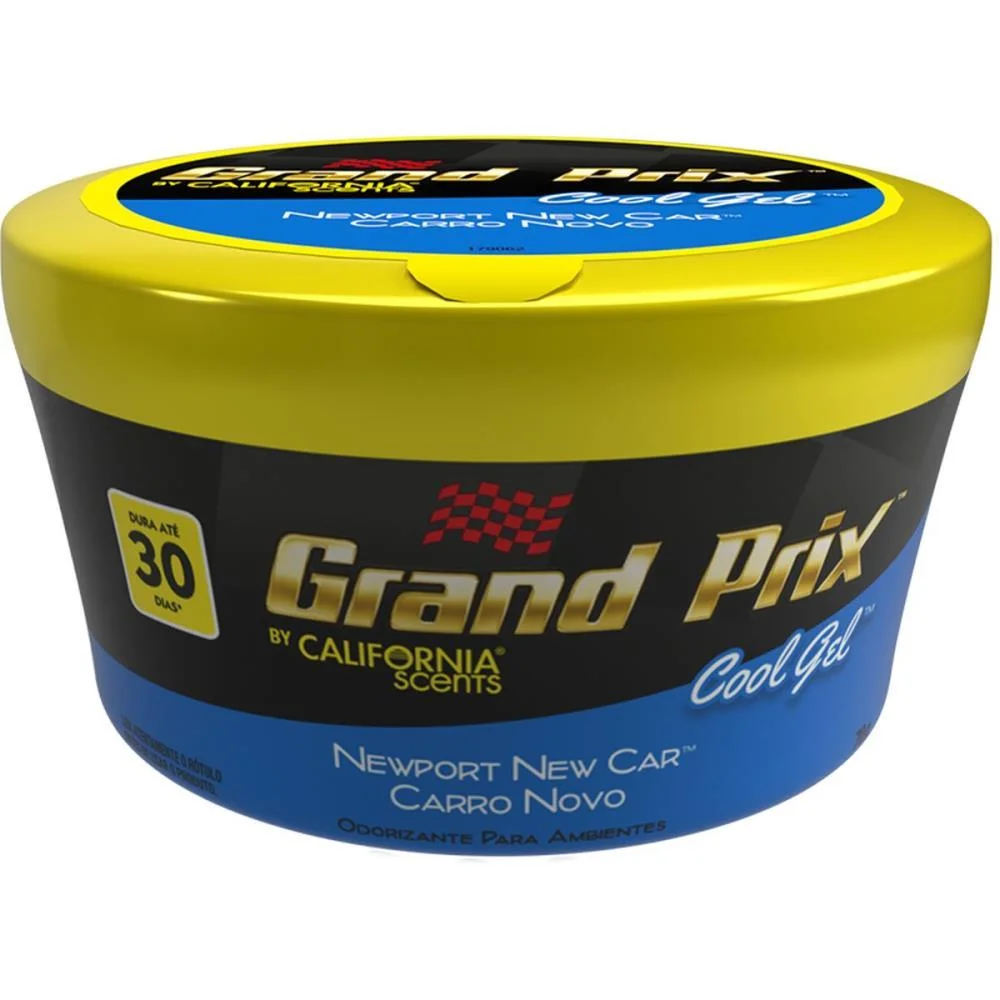 Odorizador Para Carro Grand Prix Cool Gel Carro Novo Rayovac - imagem 2