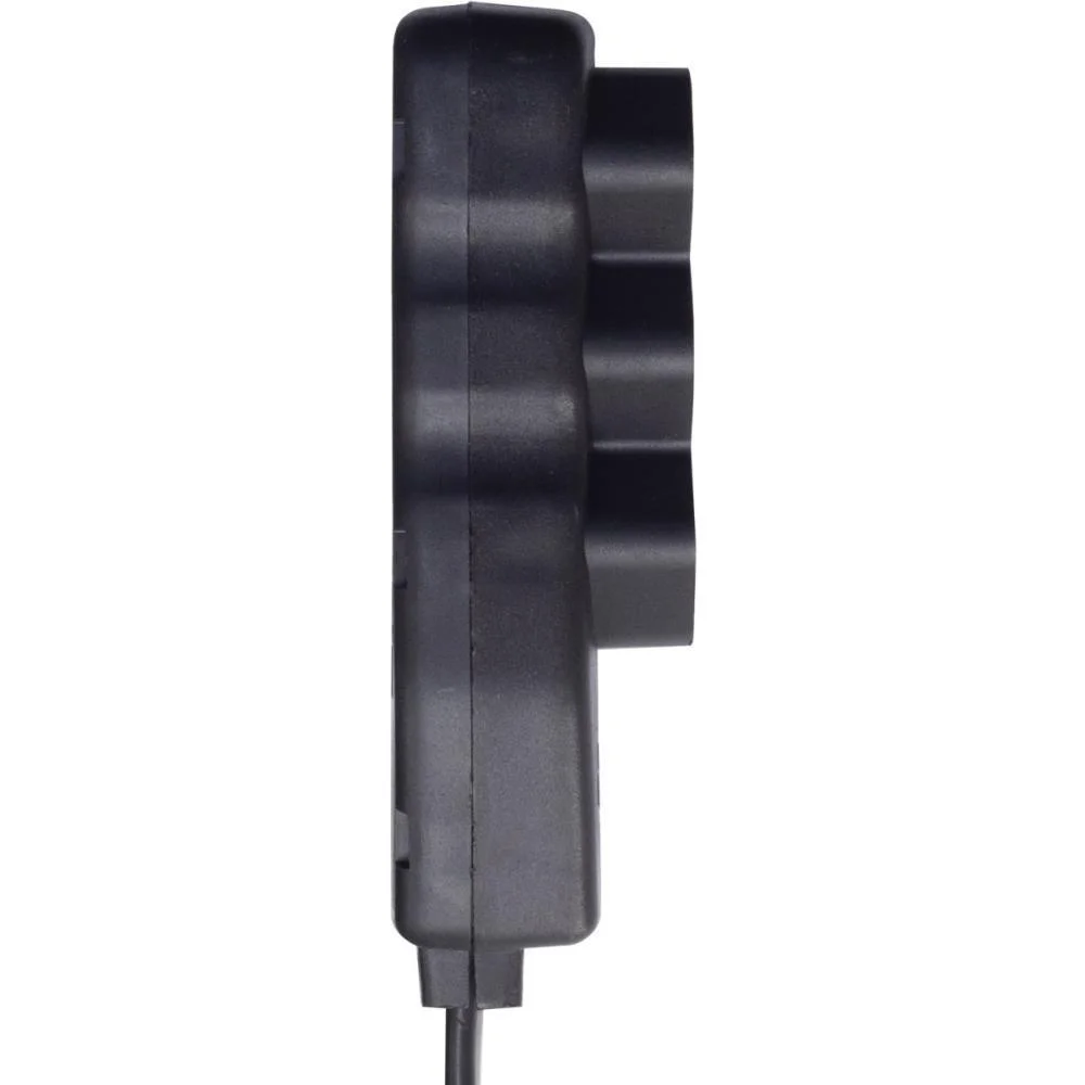 Extensao Eletrica Tripolar 3 Tomadas Plug 90° 3M Force Line - imagem 4