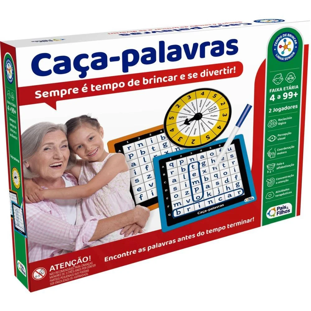 Jogo Diverso Caca Palavras Pais E Filhos - imagem 3