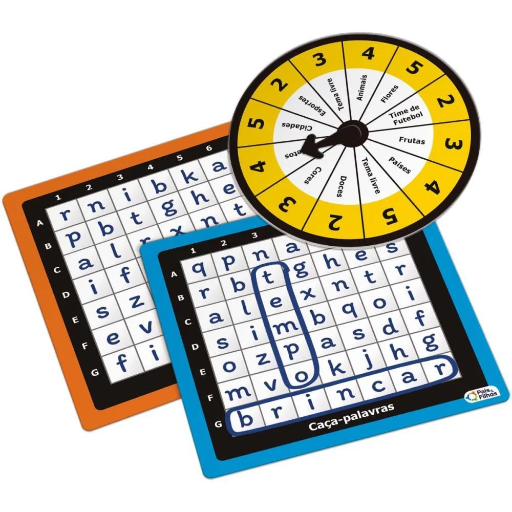 Jogo Diverso Caca Palavras Pais E Filhos - imagem 4