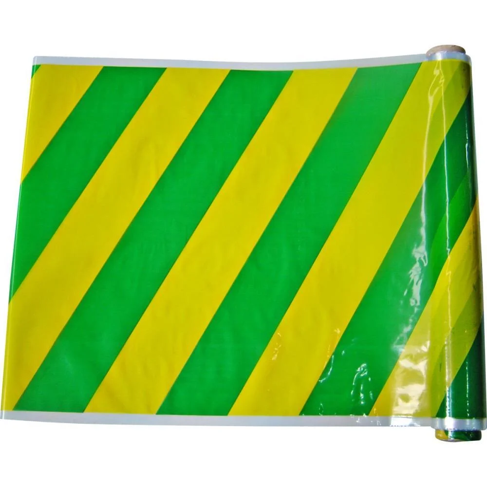 Copa Do Mundo Listras Verde/Amarelo 38Cmx25M Goldplas (Rolo) - imagem 3