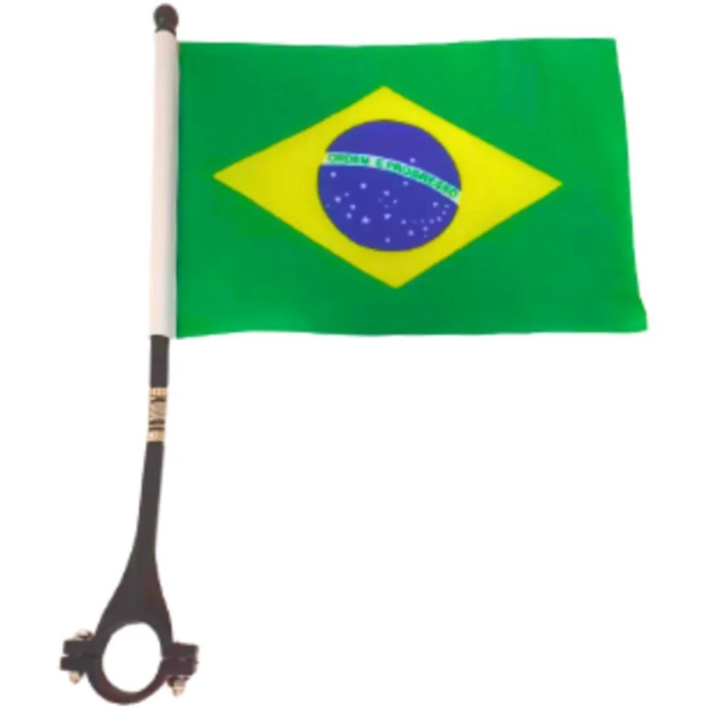 Copa Do Mundo Bandeir.br Has.moto/Bike 14X21 Nyr Festas (Pct.c/12) - imagem 2