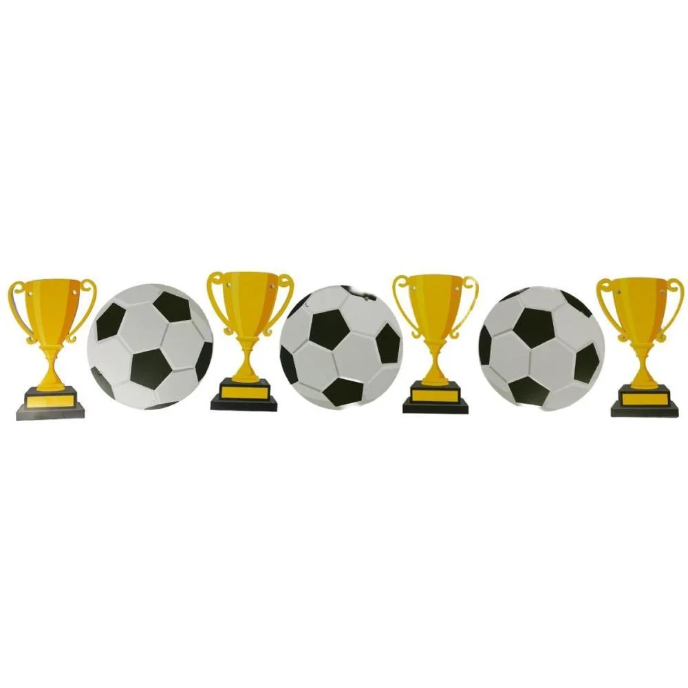 Copa Do Mundo Faixa Decor Trofeu/Bola C/Cord Art Lille - imagem 2