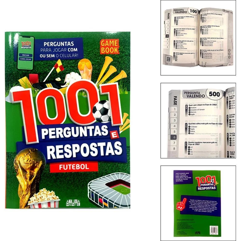 Copa Do Mundo Livro 1001 Perguntas/Respostas Magic Kids - imagem 2