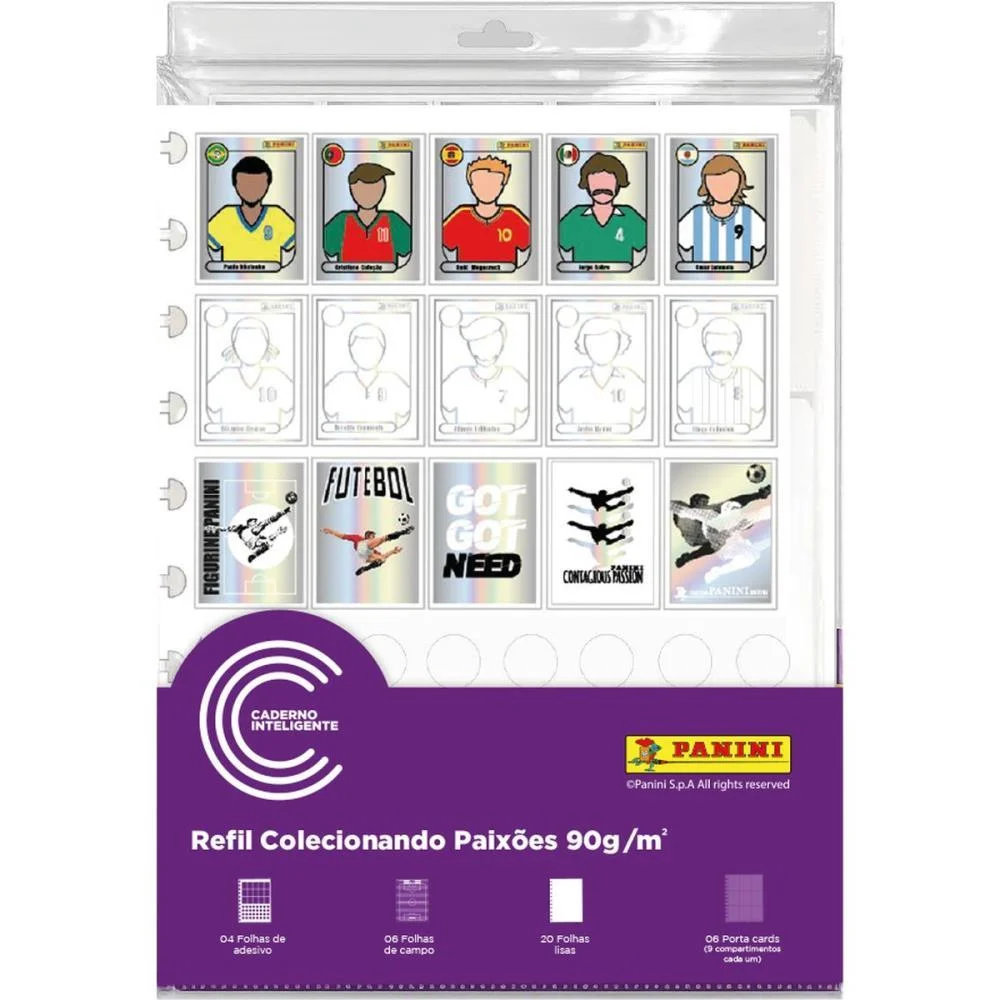 Copa Do Mundo Refil Cad.inteligente By Panin Caderno Inteligente (Pacote) - imagem 3