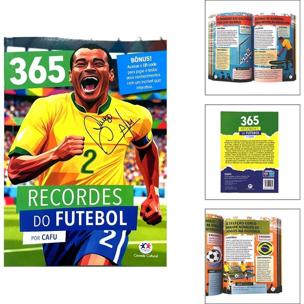 Copa Do Mundo Livro 365 Recordes Do Futebol Magic Kids - imagem 2