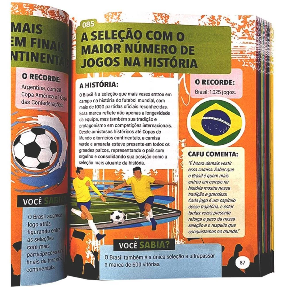 Copa Do Mundo Livro 365 Recordes Do Futebol Magic Kids - imagem 5