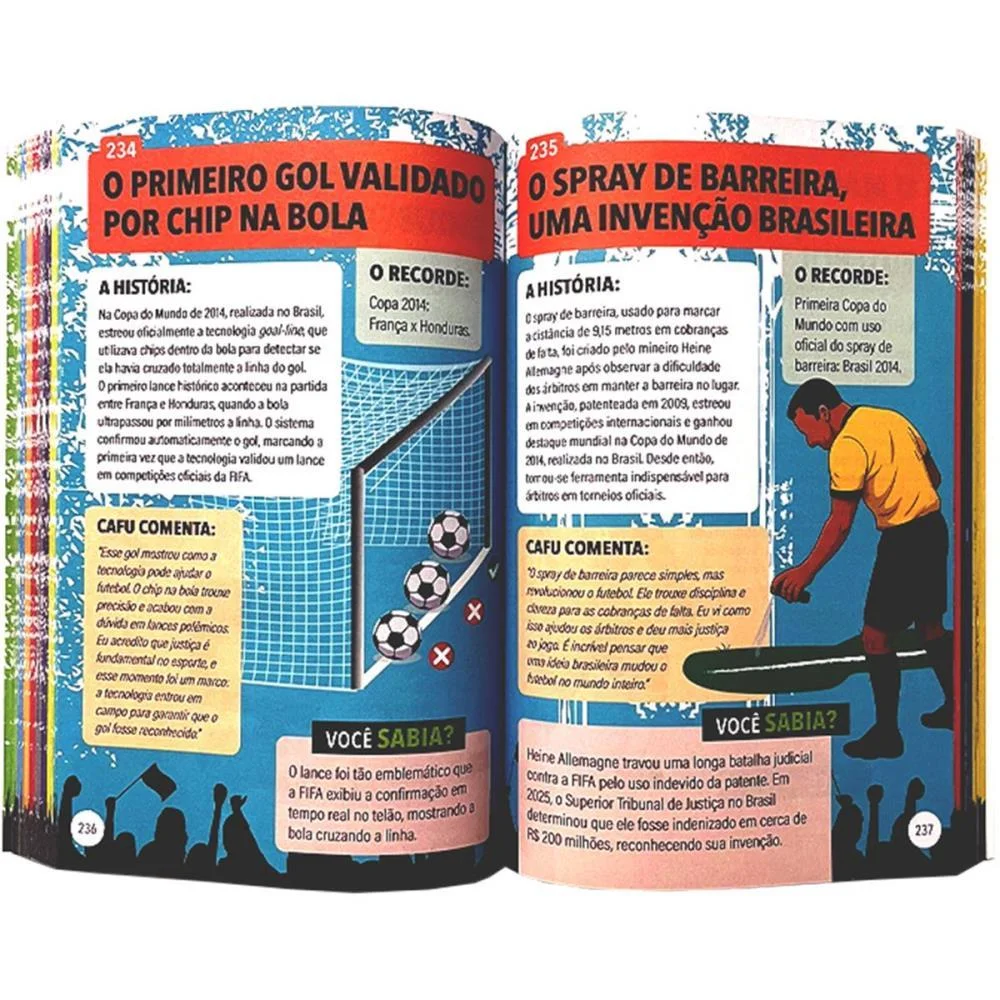 Copa Do Mundo Livro 365 Recordes Do Futebol Magic Kids - imagem 6