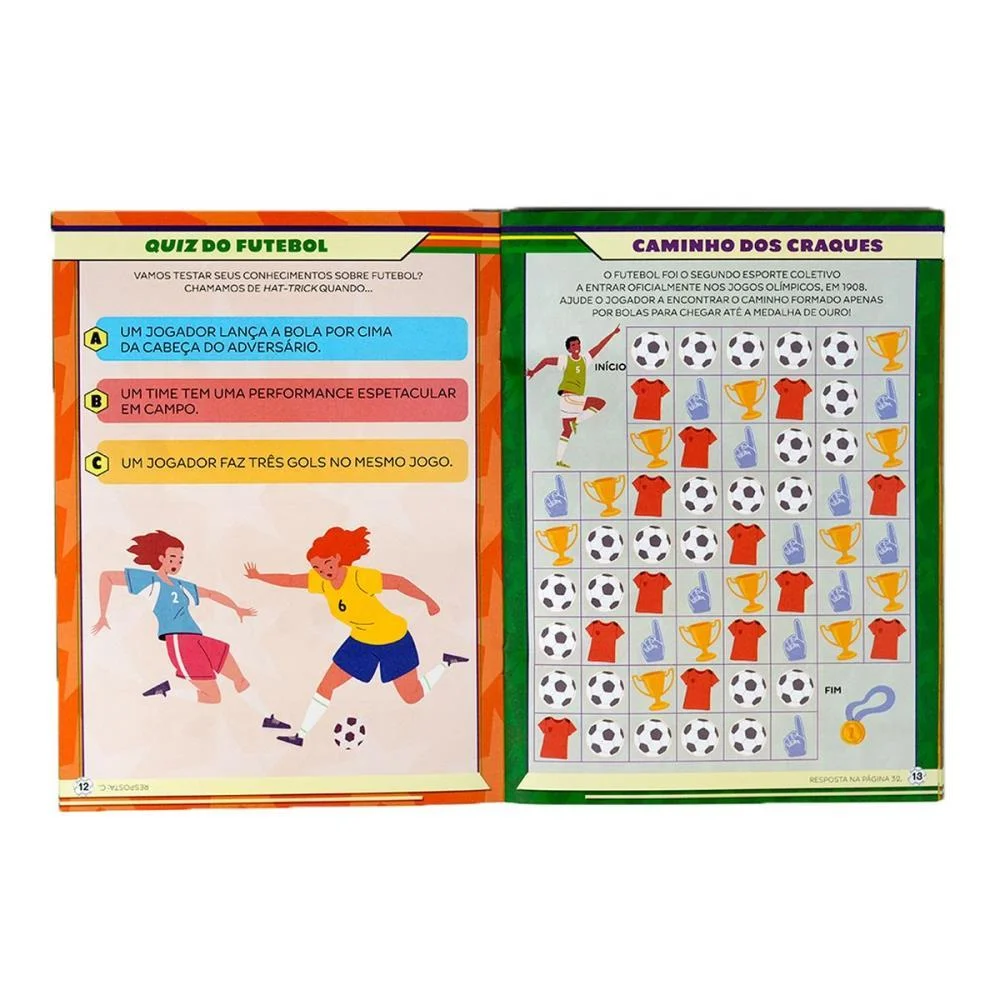 Copa Do Mundo Livro Futebol Ativid./Adesivos Magic Kids - imagem 5