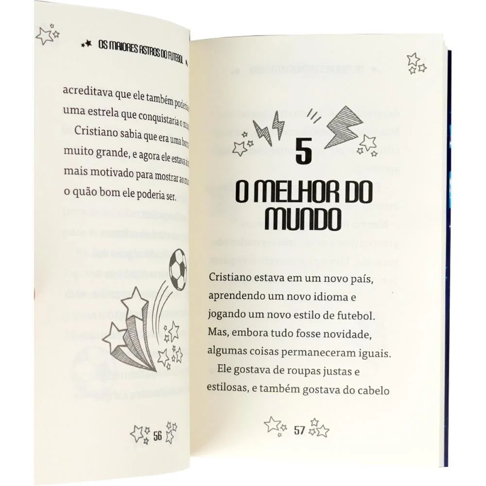 Copa Do Mundo Livro Astros Cristiano Ronaldo Magic Kids - imagem 4