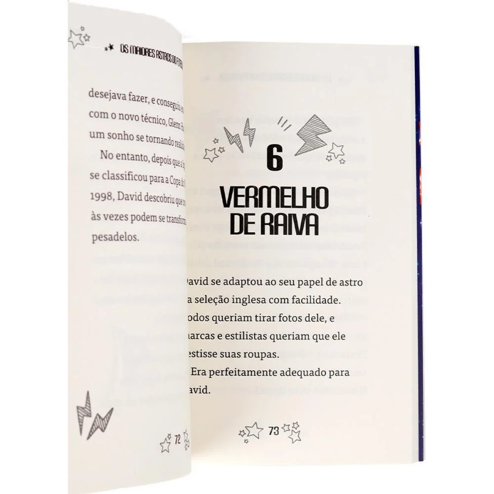 Copa Do Mundo Livro Astros David Beckham127P Magic Kids - imagem 3