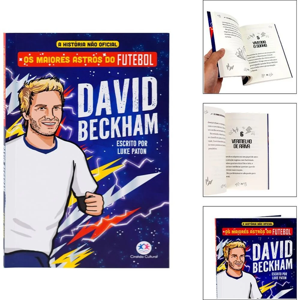 Copa Do Mundo Livro Astros David Beckham127P Magic Kids - imagem 6
