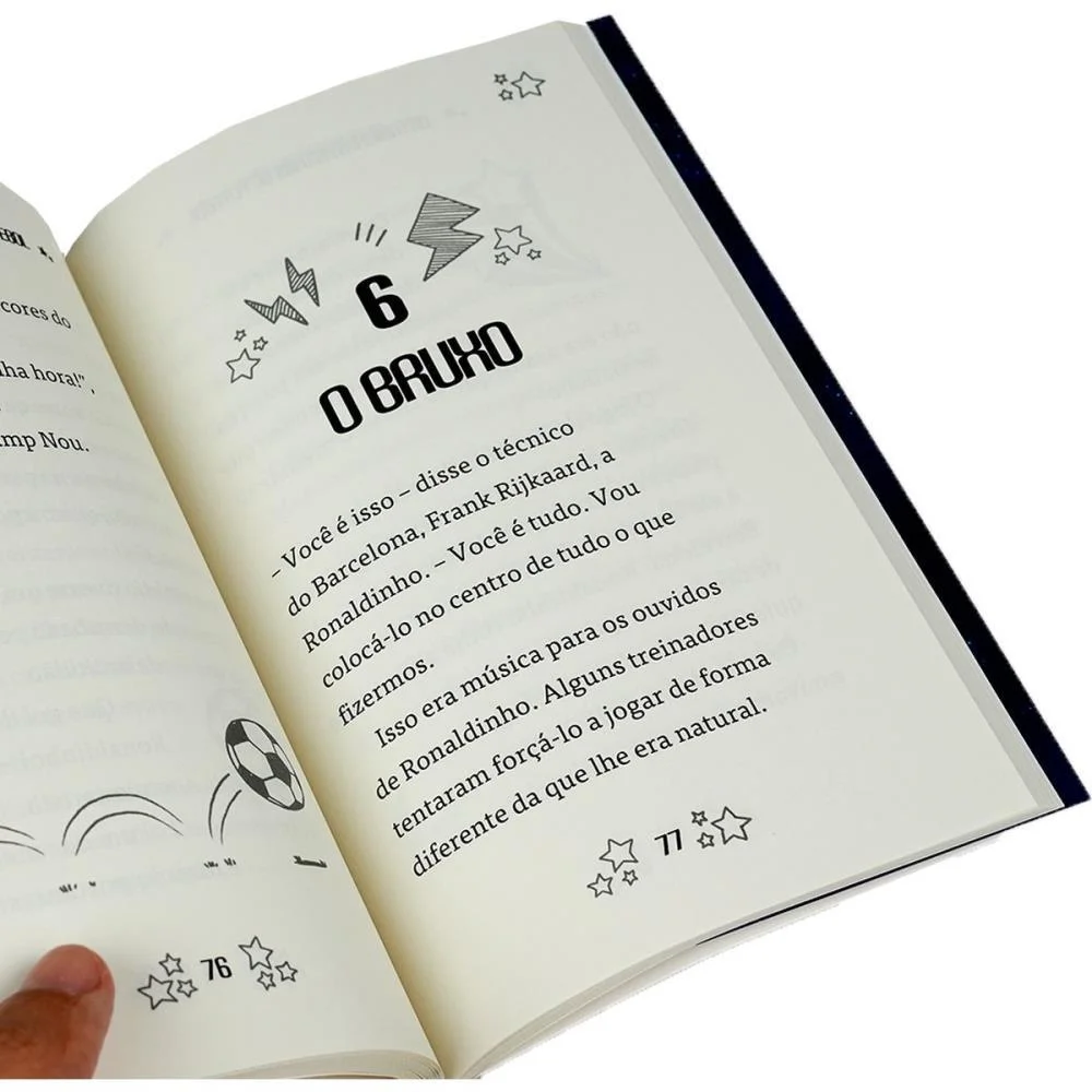 Copa Do Mundo Livro Astros Ronaldinho Gaucho Magic Kids - imagem 3