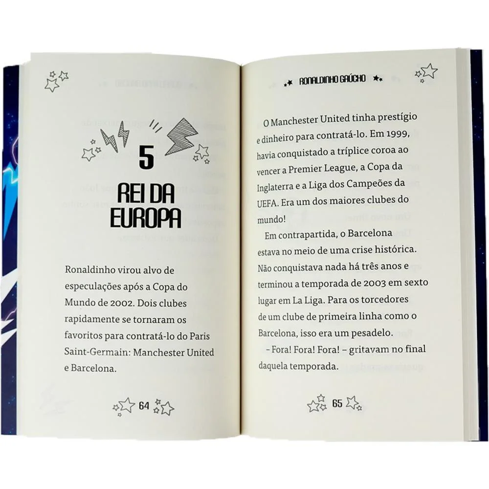 Copa Do Mundo Livro Astros Ronaldinho Gaucho Magic Kids - imagem 5