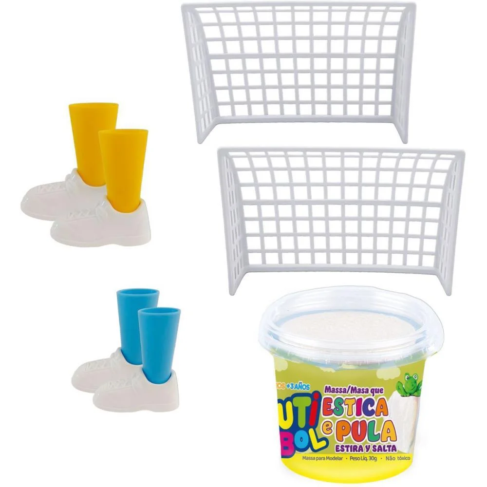Copa Do Mundo Kit Jogo Massinha Utibol 4Pcs Canson - imagem 4