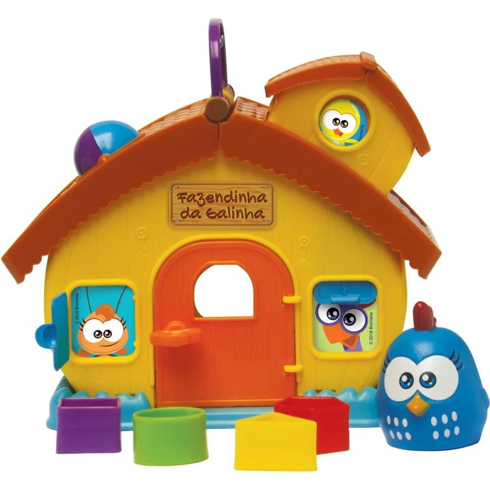 Brinquedo Educativo Galinha Pintadinha Fazendinha Elka - imagem 5