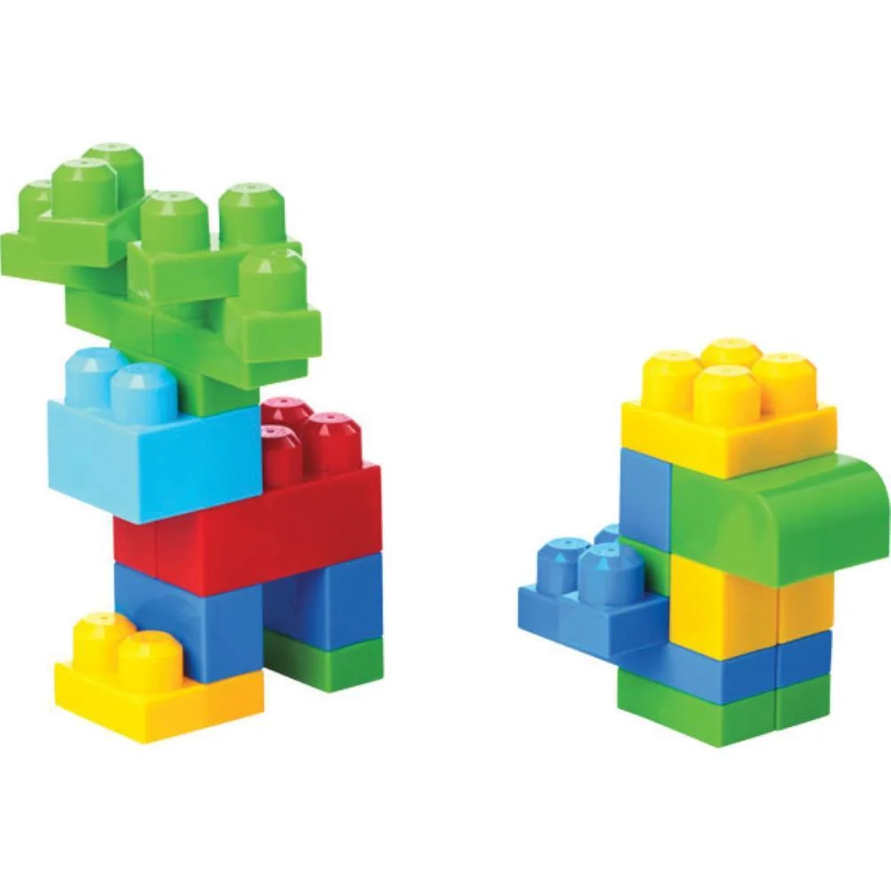 Mega Bloks Fb Sacola De Construcao Az 60P Mattel - imagem 4