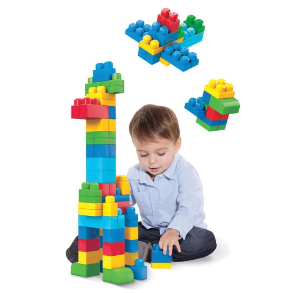 Mega Bloks Fb Sacola De Construcao Az 60P Mattel - imagem 7