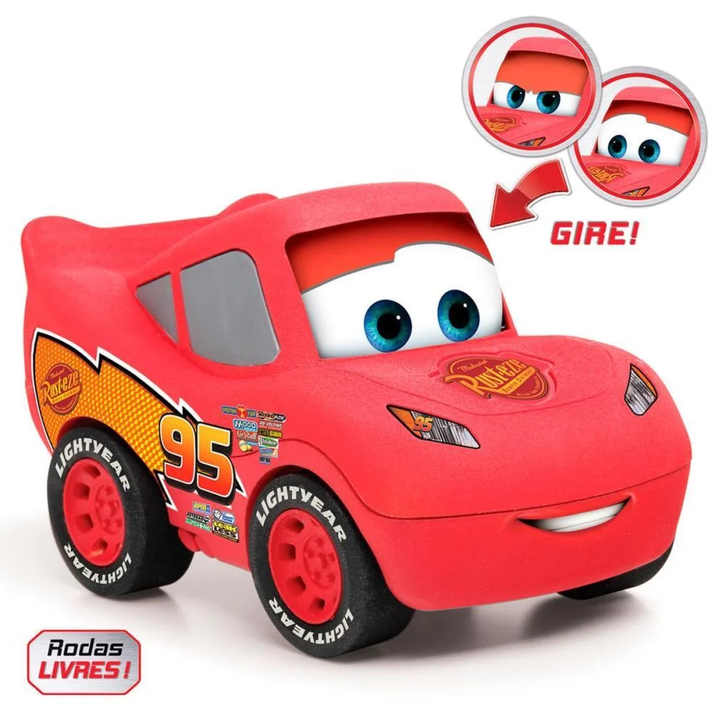 Boneco E Personagem Relampago Mcqueen Elka - imagem 3