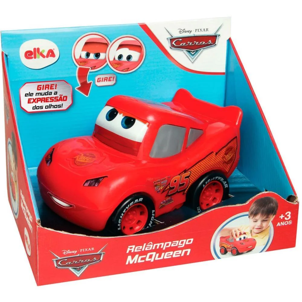 Boneco E Personagem Relampago Mcqueen Elka - imagem 4