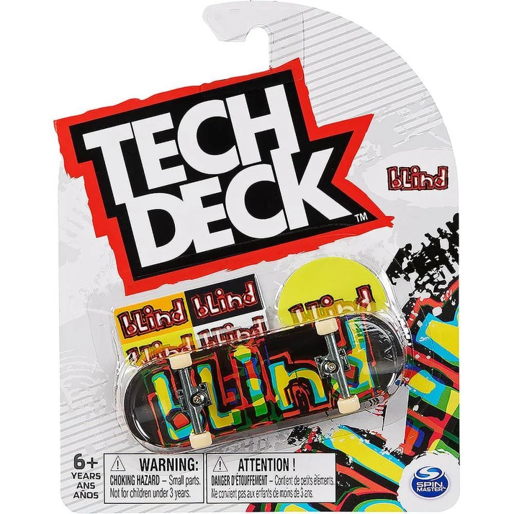 Skate De Dedo Tech Deck 96Mm C/Adesivo Sunny - imagem 6
