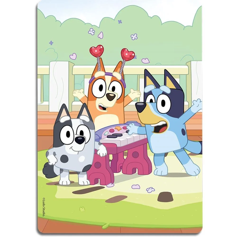 Quebra-Cabeca Cartonado Bluey Puzzle Progres.12/20/30 Elka - imagem 4