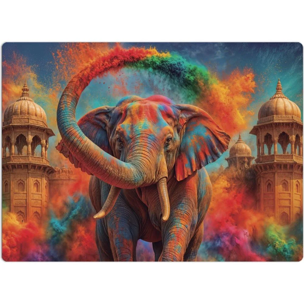 Quebra-Cabeca Cartonado Elefante 500 Pcs Toyster - imagem 3