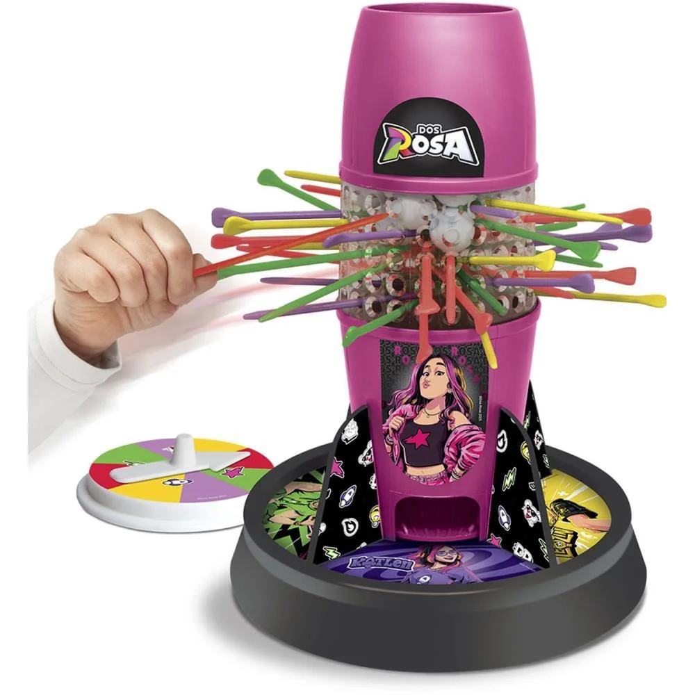 Jogo Diverso Dos Rosa Tira Varetas Elka - imagem 3