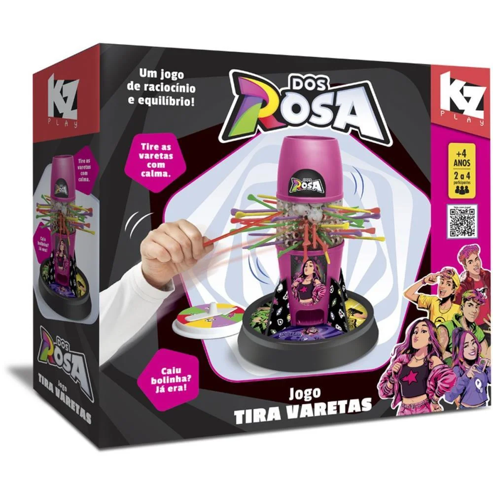 Jogo Diverso Dos Rosa Tira Varetas Elka - imagem 4