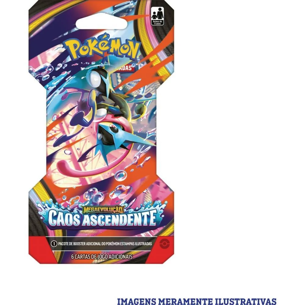Jogo De Cartas Pokemon Me04 Caos Ascendente Copag C/ 24 Unidades - imagem 3
