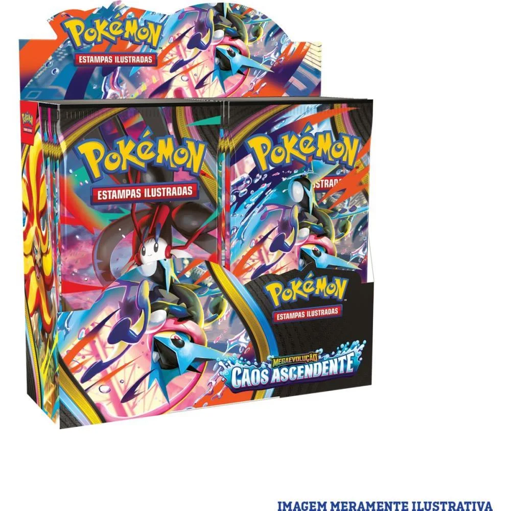 Jogo De Cartas Pokemon Me04 Caos Ascendente Copag C/ 36 Unidades - imagem 4