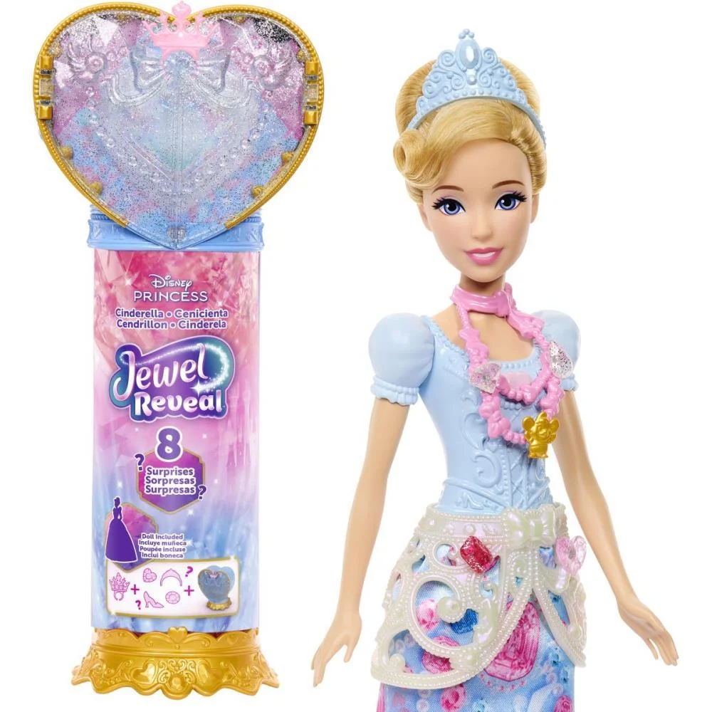Boneca Disney Princesa Reveal Cinderela Mattel - imagem 4