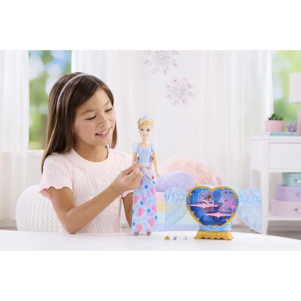 Boneca Disney Princesa Reveal Cinderela Mattel - imagem 6