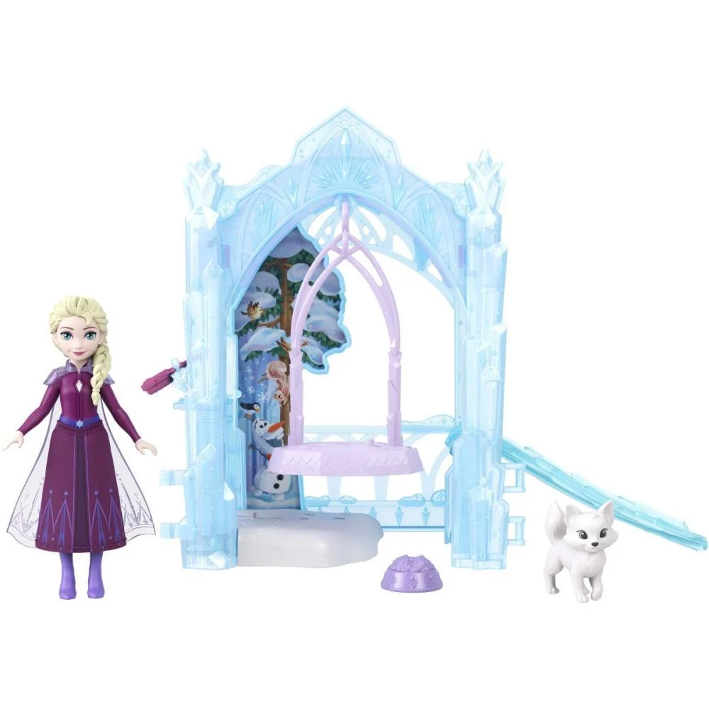 Boneca Disney Frozen Refugio Gelado Dos Anim Mattel - imagem 3