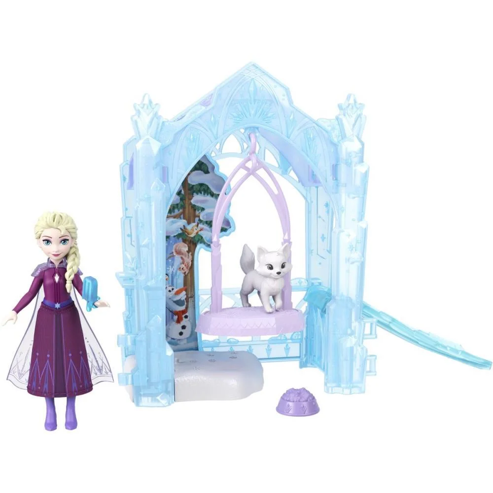 Boneca Disney Frozen Refugio Gelado Dos Anim Mattel - imagem 4