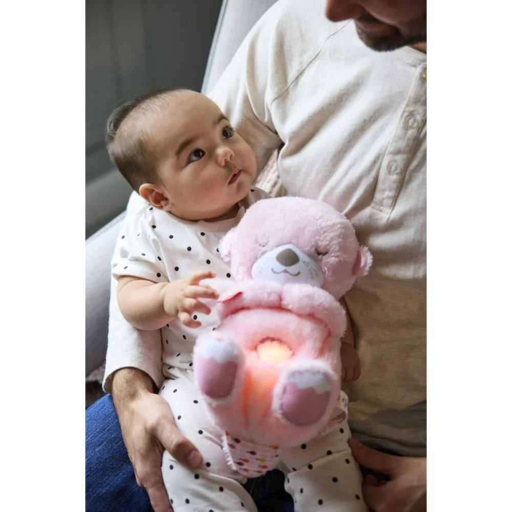 Fisher-Price Newborn Toys Lontra Hora De Dormir Rosa Mattel - imagem 3