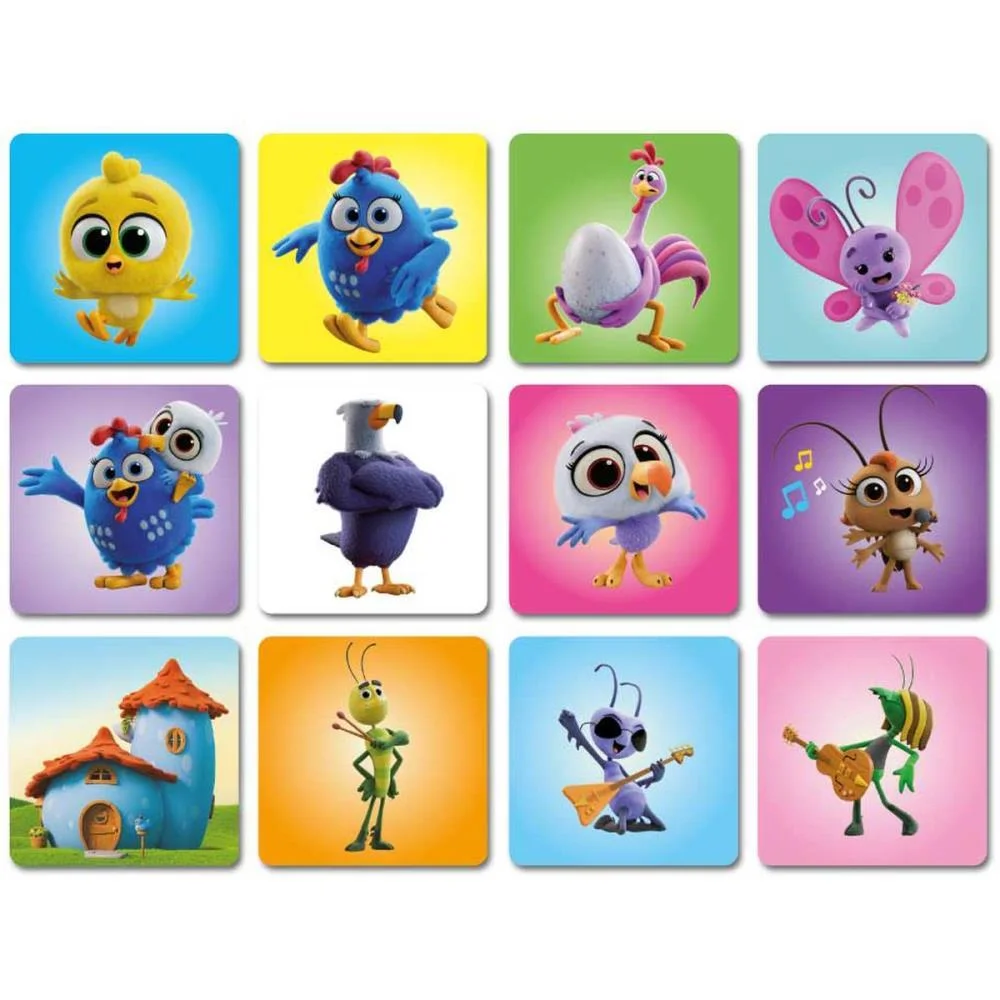 Jogo Da Memoria Galinha Pintadinha 24Pcs Elka - imagem 2