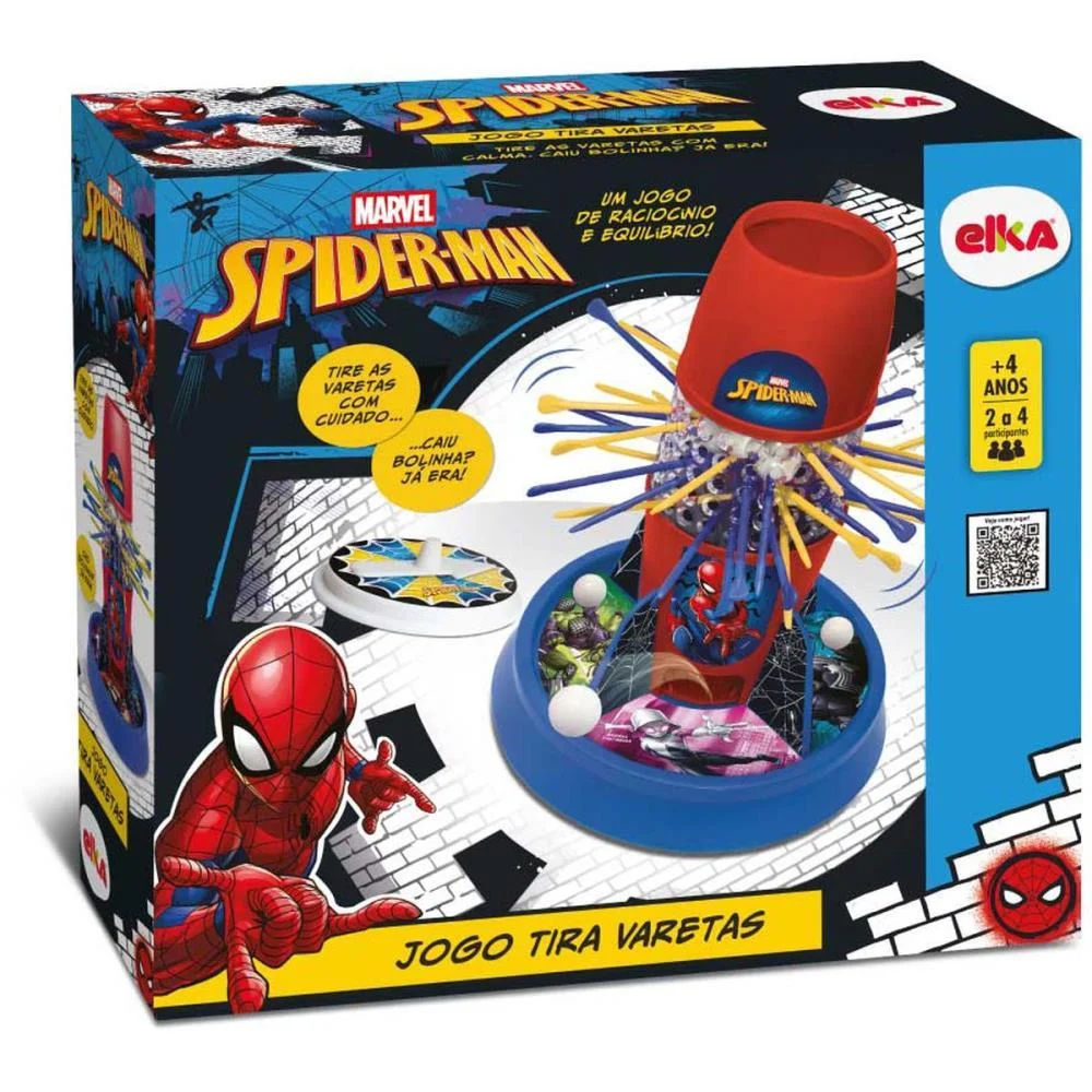 Jogo Diverso Spider-Man Tira Varetas Elka - imagem 5