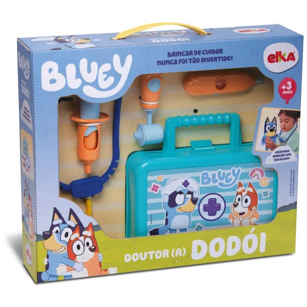 Brincando De Profissoes Bluey Dr. Dodoi Elka - imagem 4