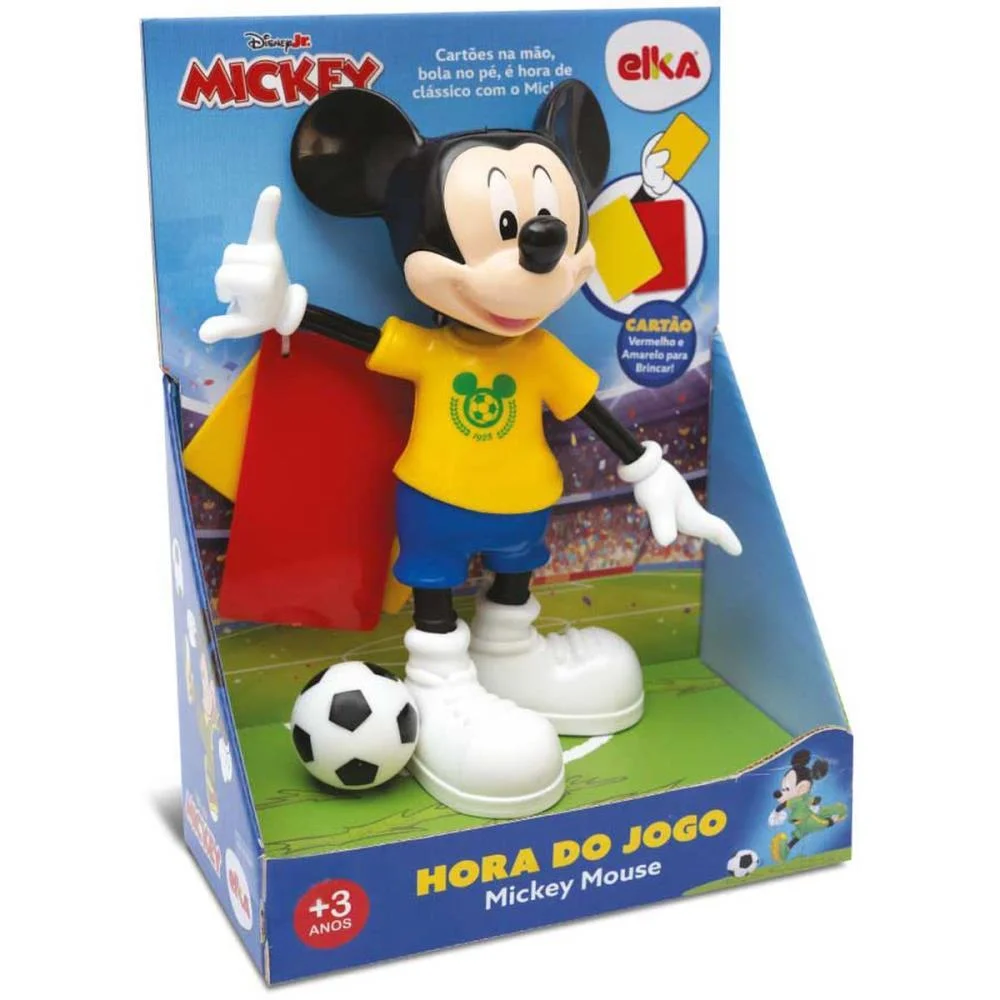 Boneco E Personagem Mickey Hora Do Jogo 24Cm Elka - imagem 5