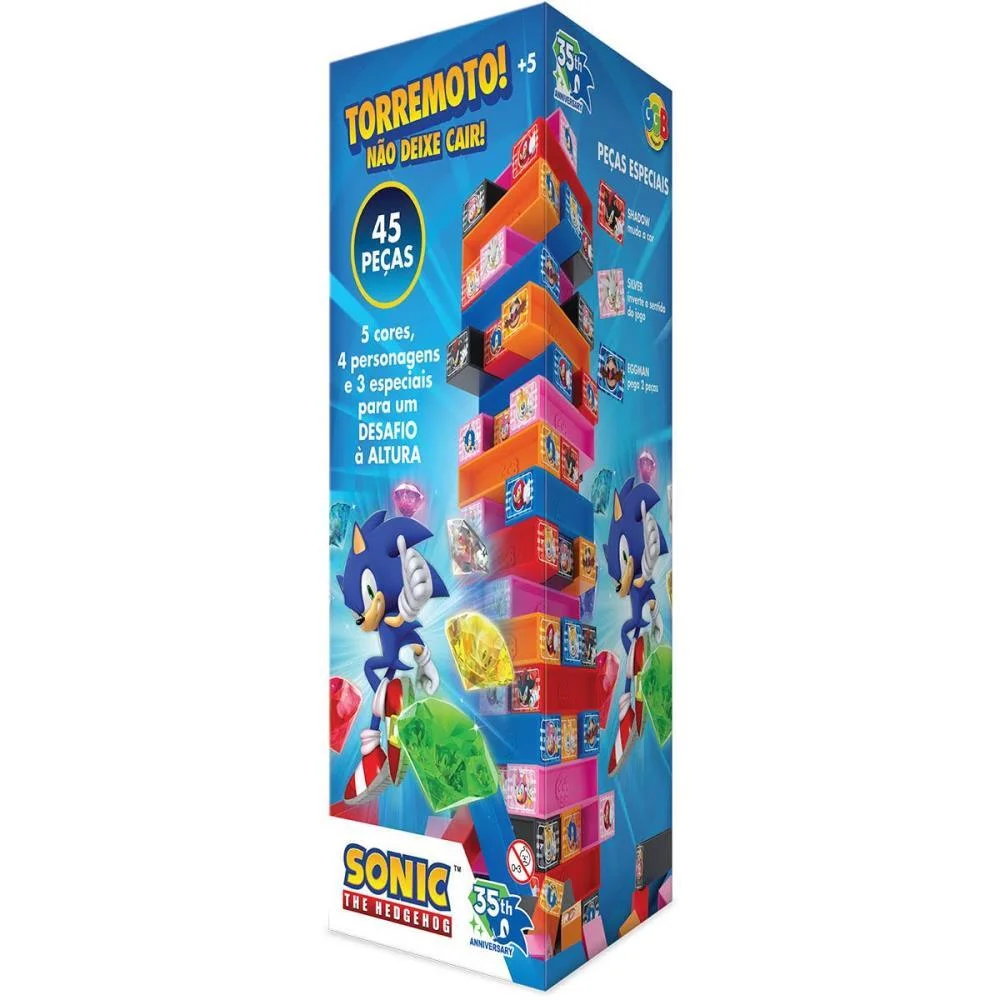 Jogo Diverso Sonic Terremoto Ggb Plast - imagem 3