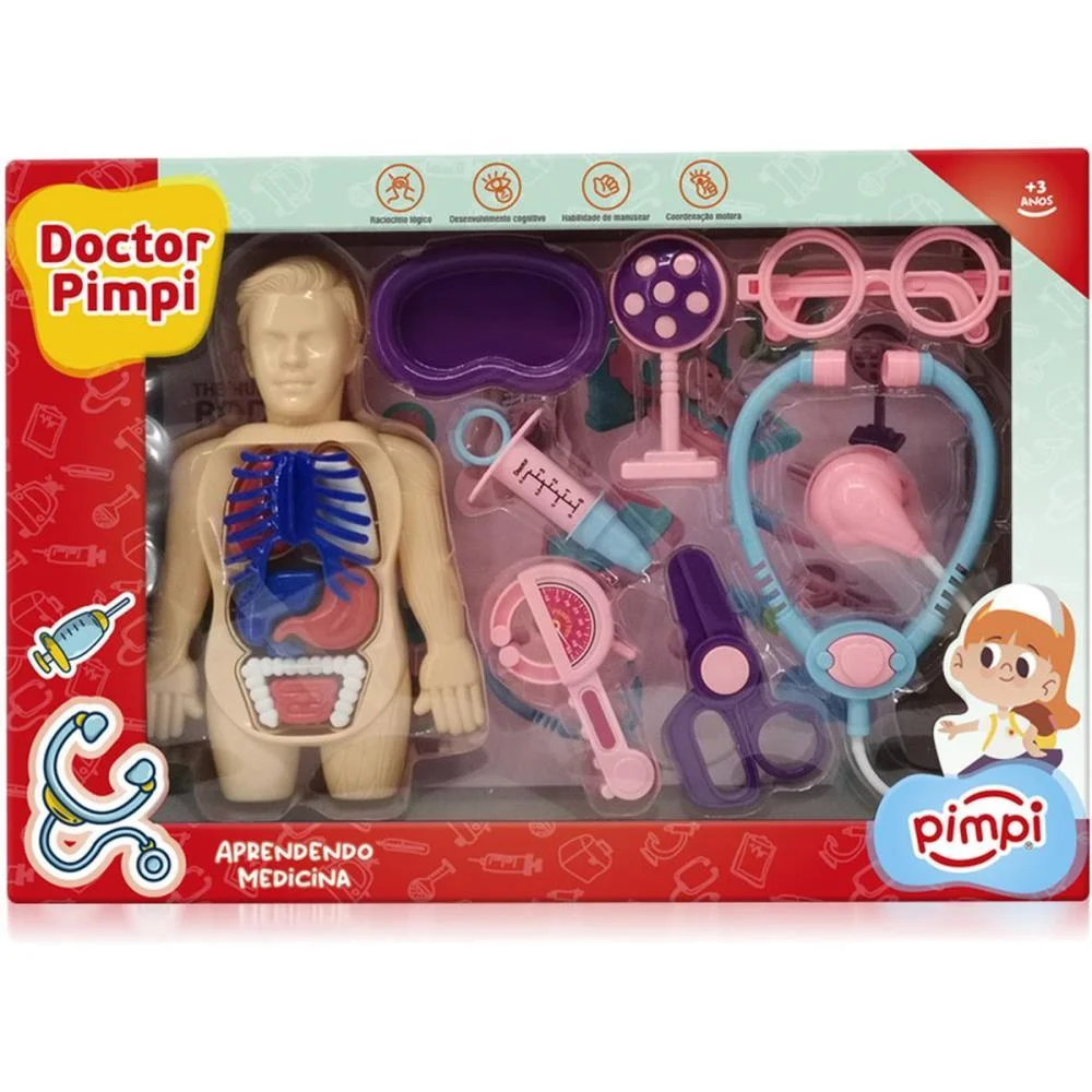 Brincando De Profissoes Doctor Pimpi Corpo Humano Maral - imagem 4