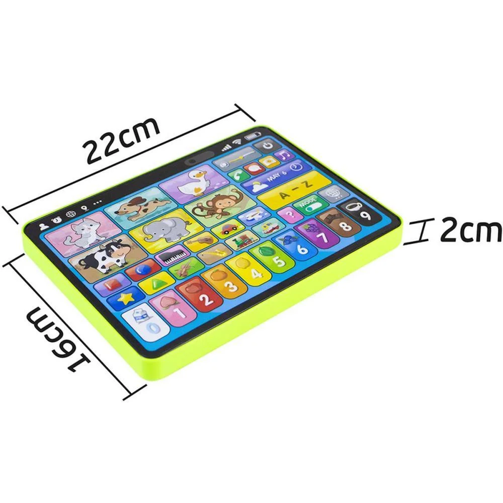 Brinquedo Educativo Tablet 3 Idiomas 150 Funcoes Maral - imagem 4