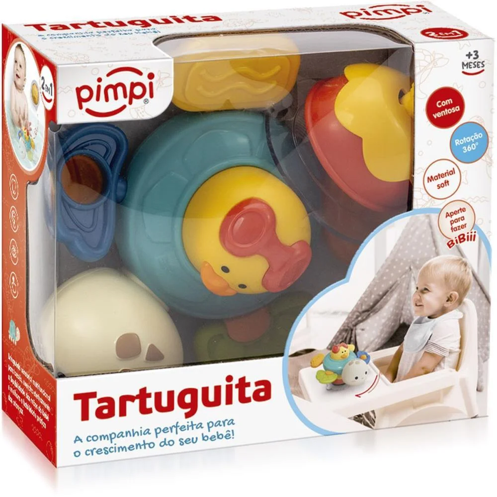 Brinquedo Para Bebe Tartuguita 2 Em 1 Maral - imagem 4