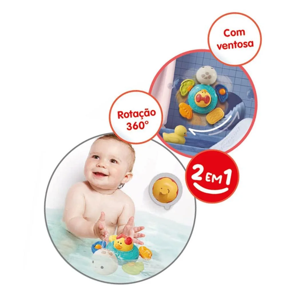 Brinquedo Para Bebe Tartuguita 2 Em 1 Maral - imagem 5