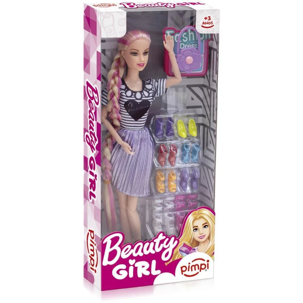 Boneca Beauty Girl C/Articulacoes Maral - imagem 5