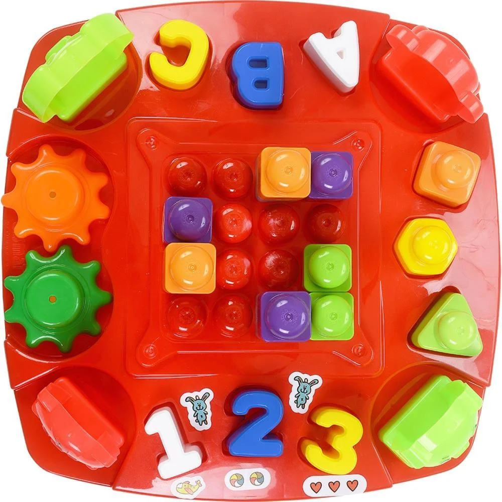 Brinquedo Para Montar Mesa Atividades Blocolandia 24 Dismat - imagem 5
