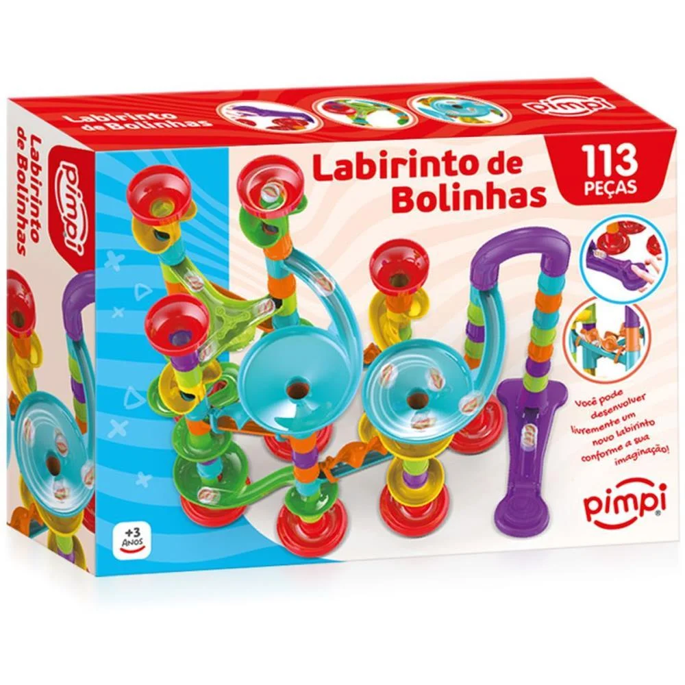 Jogo Diverso Labirinto De Bolinhas 113Pcs Maral - imagem 4