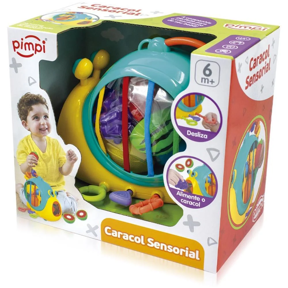 Brinquedo Para Bebe Caracol Sensorial Maral - imagem 4